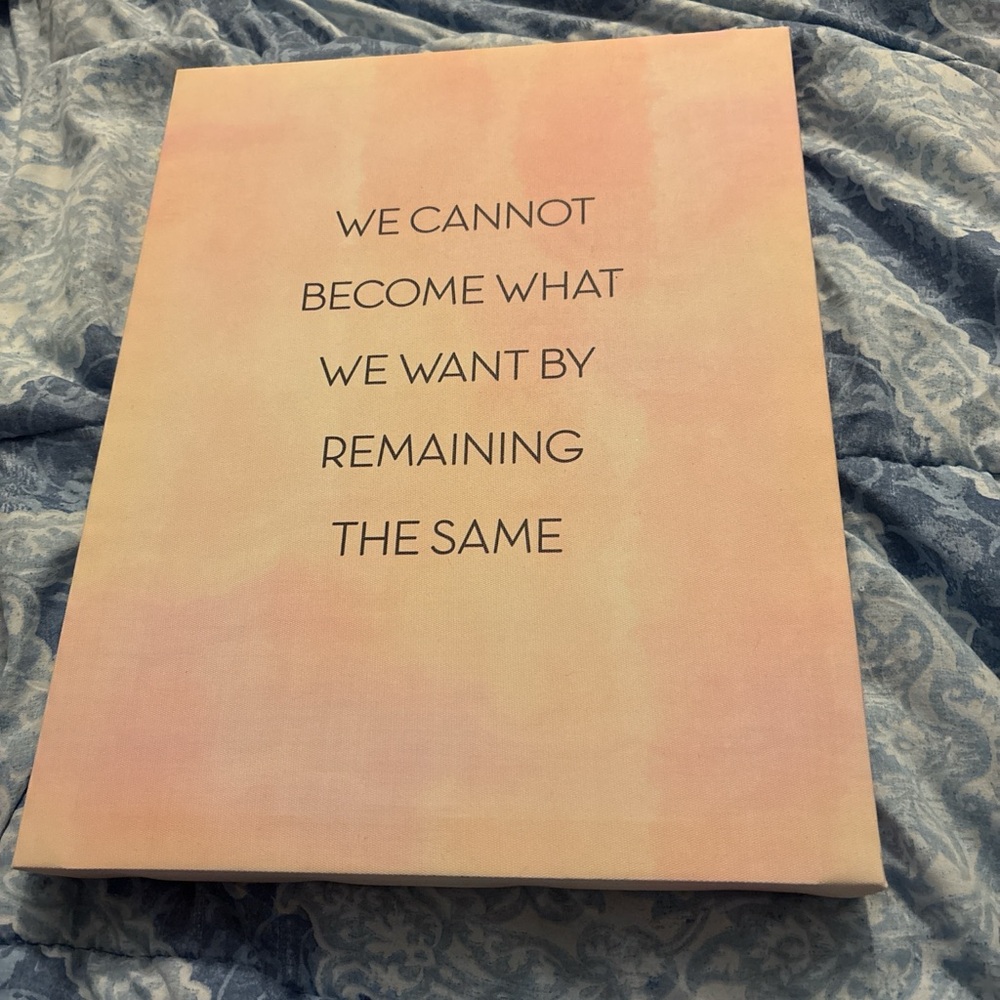 CHANEL Inspirational Wall Art in Pink and Orange